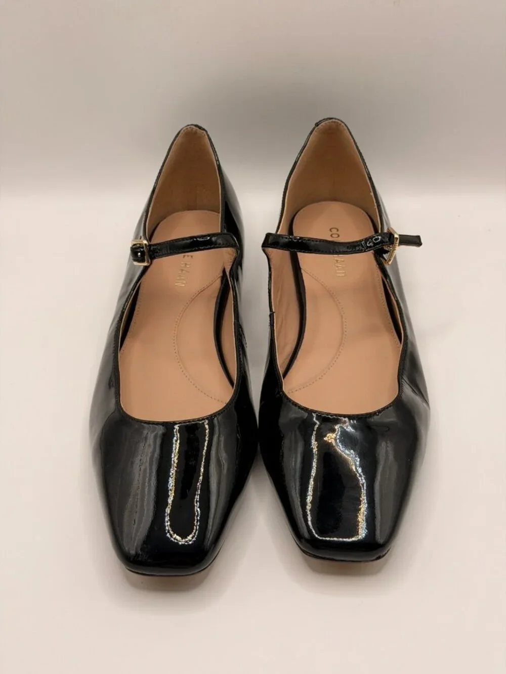 Cole Haan Women Bridge Black Mary Jane Ballet Flat Sz 9 B